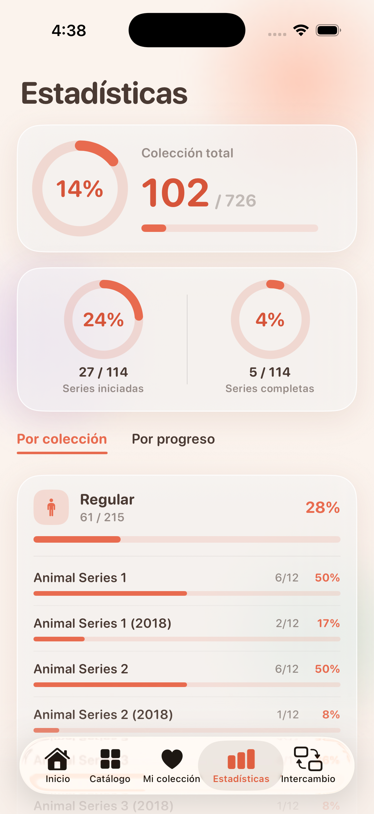 Track your Sonny Angel collection stats and progress